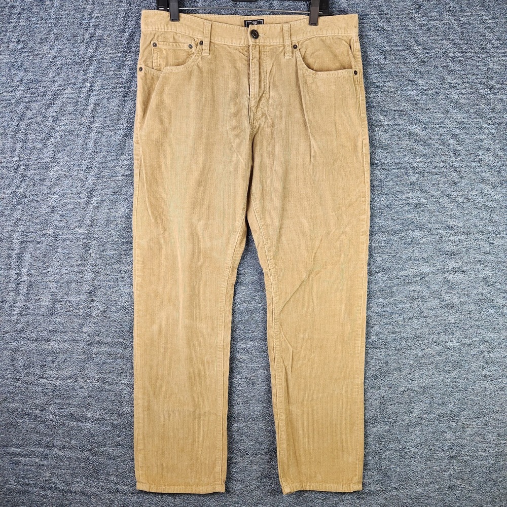 Gap Mens Straight Fit Tan Corduroy Casual Pant Size‎ 34x32